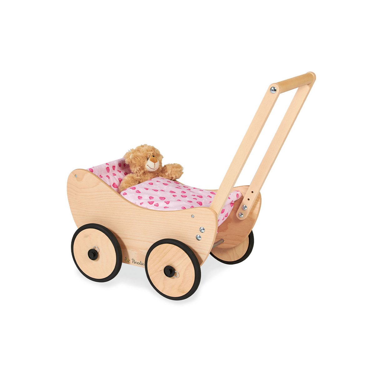 Puppenwagen „Trixi“, Natural, 2 Teile