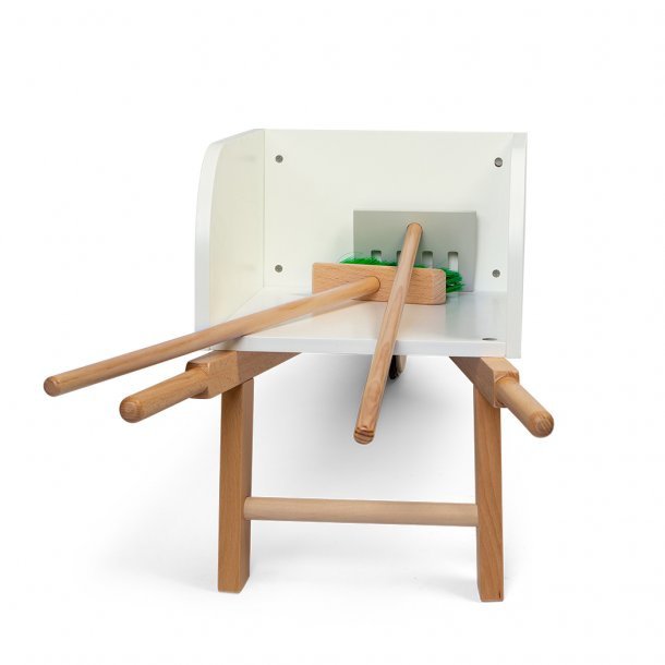 Holzschubkarre