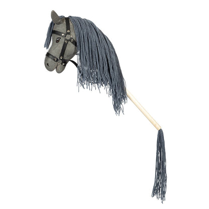 Hobbypferd offenes Maul grau