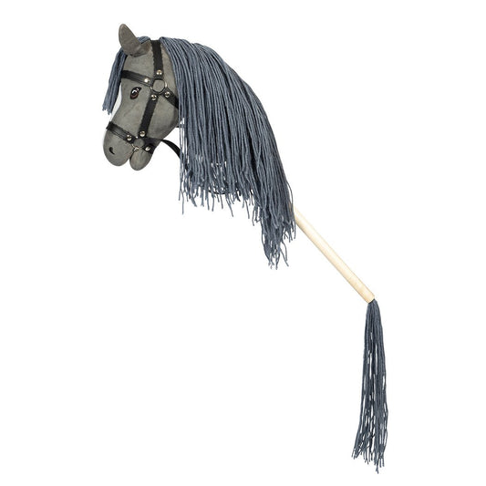 Hobbypferd offenes Maul grau