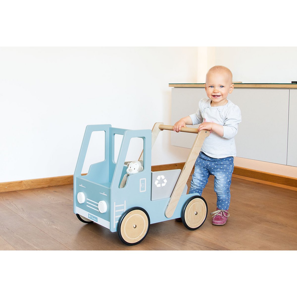 Lernen Walker „Kippplaster Fred”, Blau