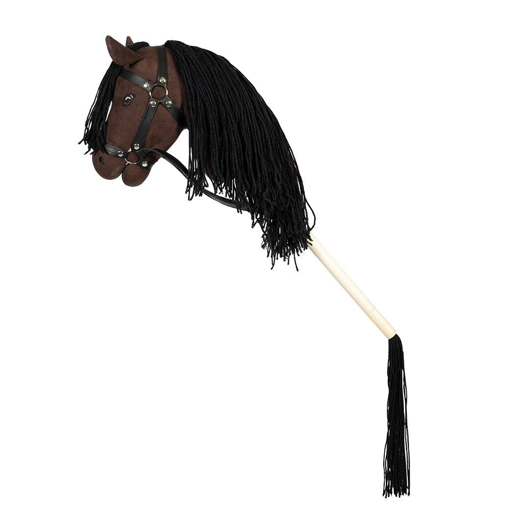 Hobbypferd offenes Maul braun