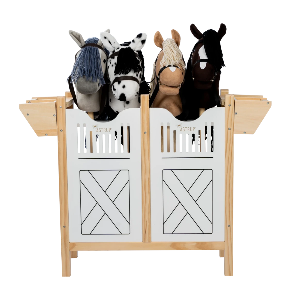 Pferdebox für 4 Steckenpferde