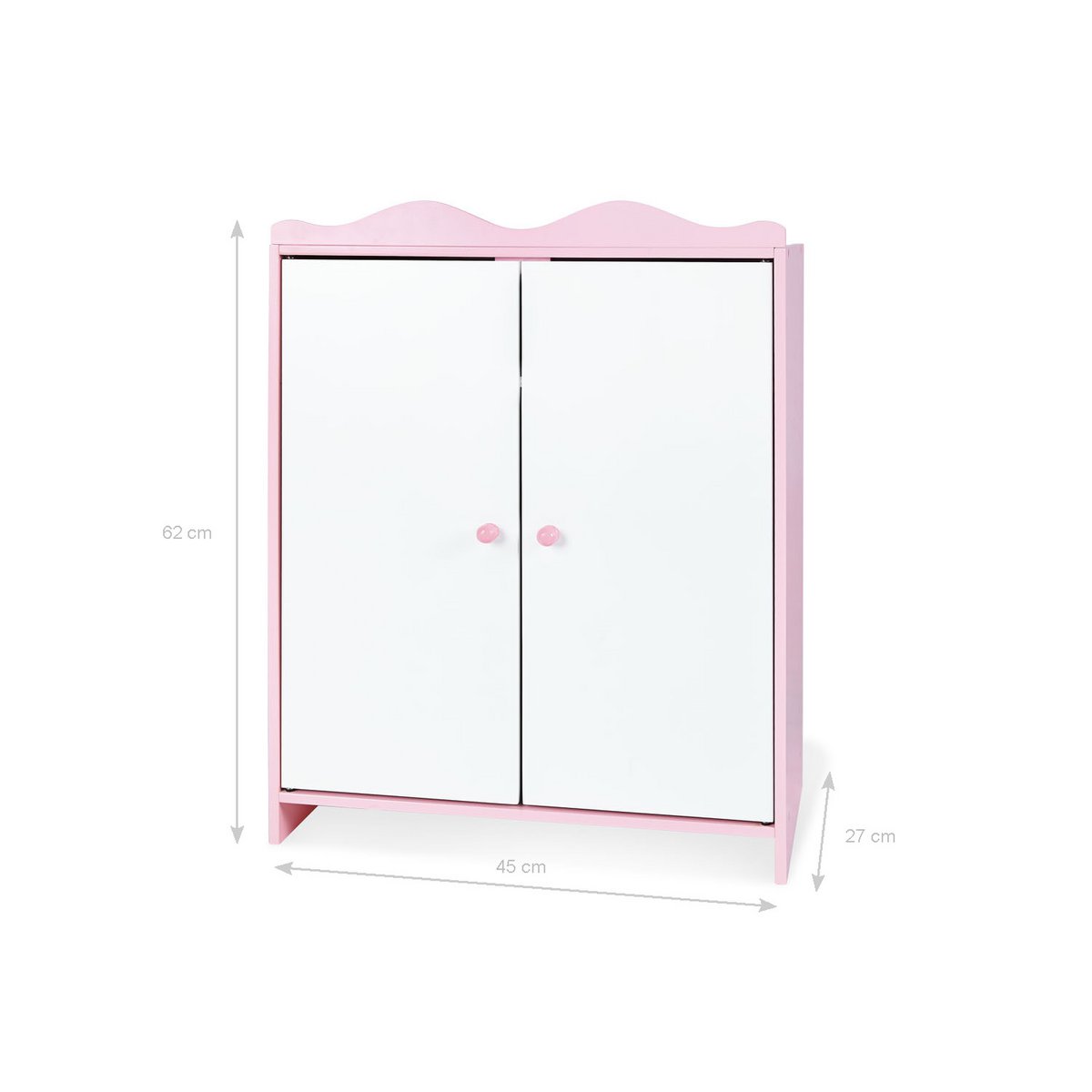 Puppengarderobe „Jasmine“, 4 Teile