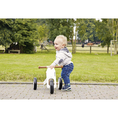 Mini -Dreirad „Charlie“, weiß/natürlich