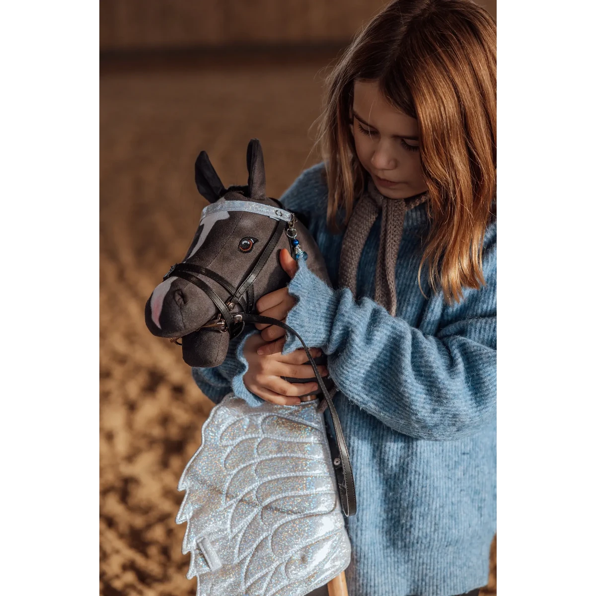 Hobby Pferd Thor, schwarz