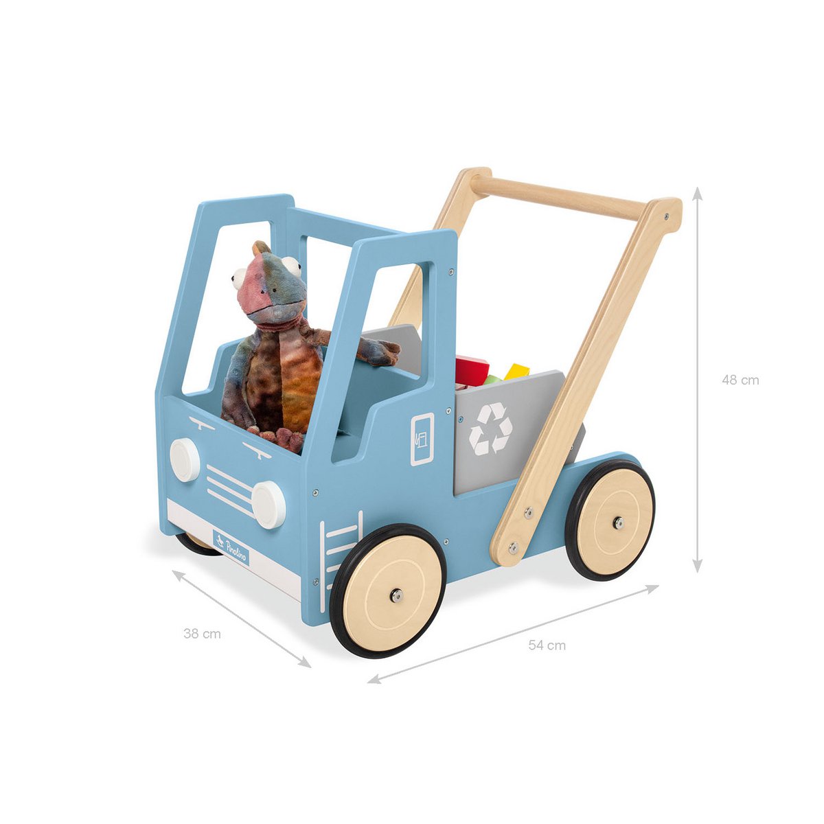 Lernen Walker „Kippplaster Fred”, Blau