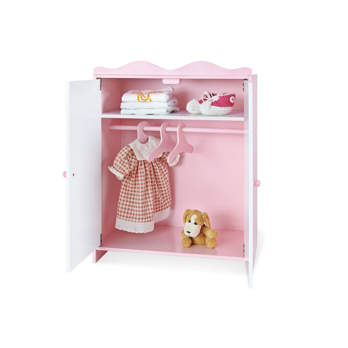 Puppengarderobe „Jasmine“, 4 Teile