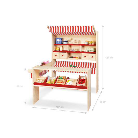 Marktstand „Lucy“, rot