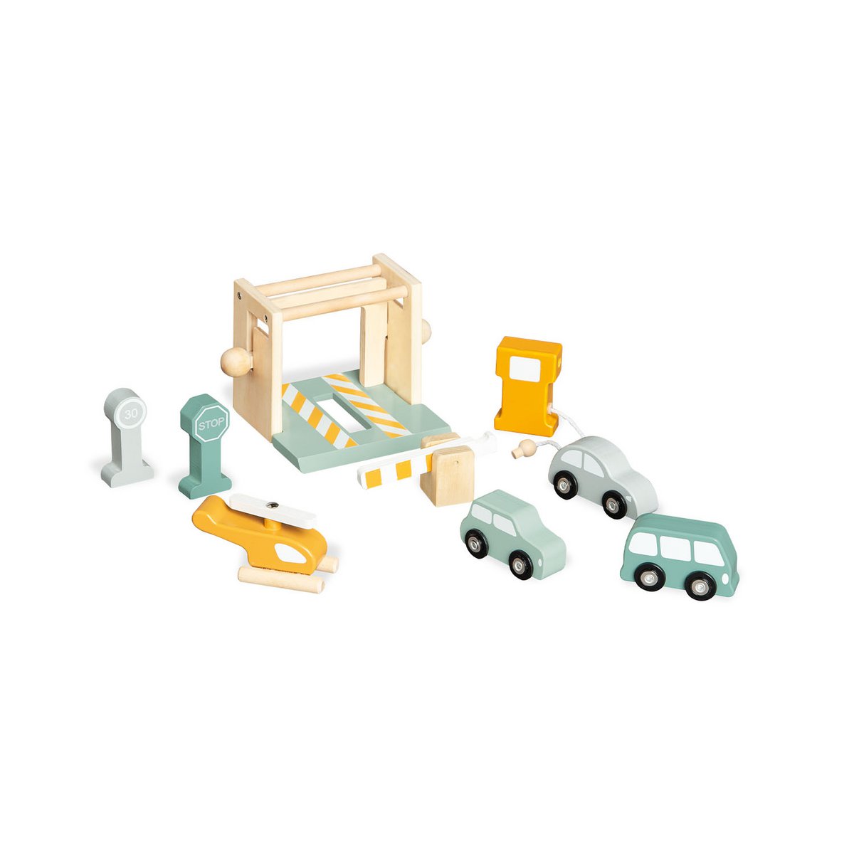 Parkplatz „Kurt“ mit Accessoires